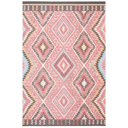 Safavieh 2 ft.3 in. x 8 ft. Marbella Runner Area Rug Red & Gold MRB644Q-28